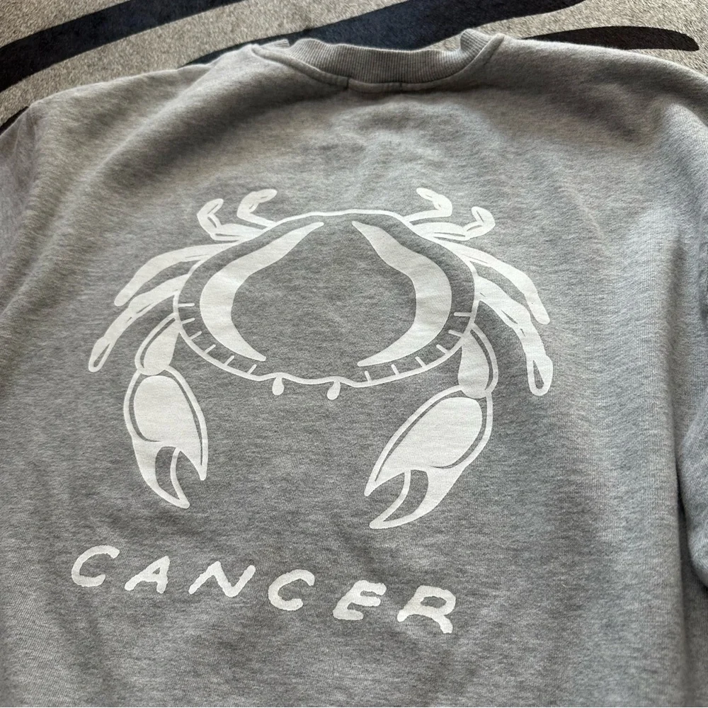 Good American Cancer Crab Zodiac Cropped Sweatshirt - Picture 5 of 8